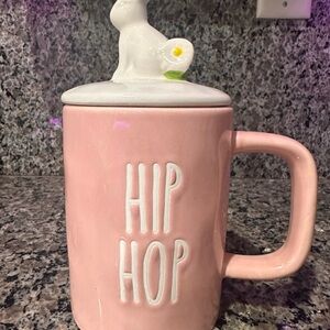 B Harbor Collection Pink 'Hip Hop' Mug with Bunny Lid
